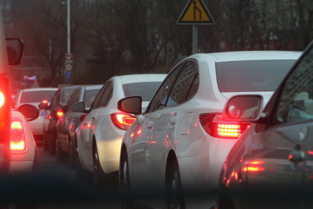 traffic jams and accidents